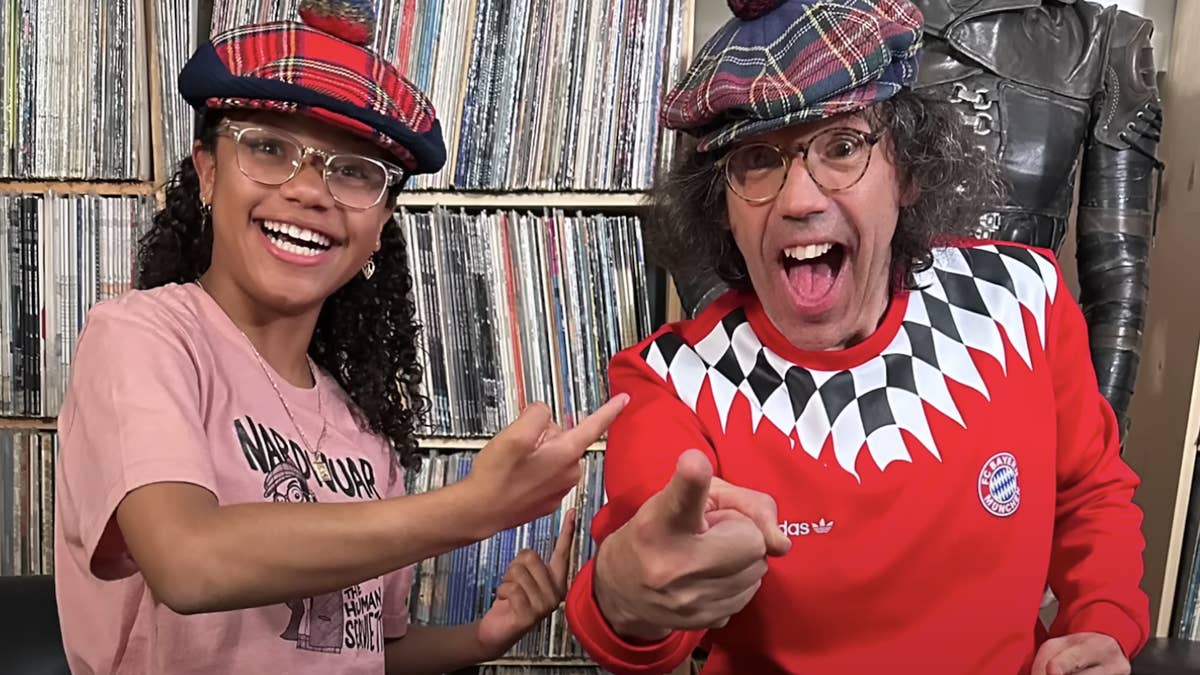 Jazzy from 'Jazzy's World TV' came to Nardwuar's Vancouver hometown to interview him at Neptoon Records.