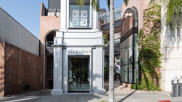 Givenchy storefront is pictured