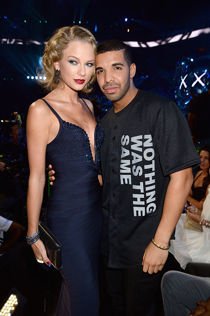 Old photo of Taylor and Drake at an event