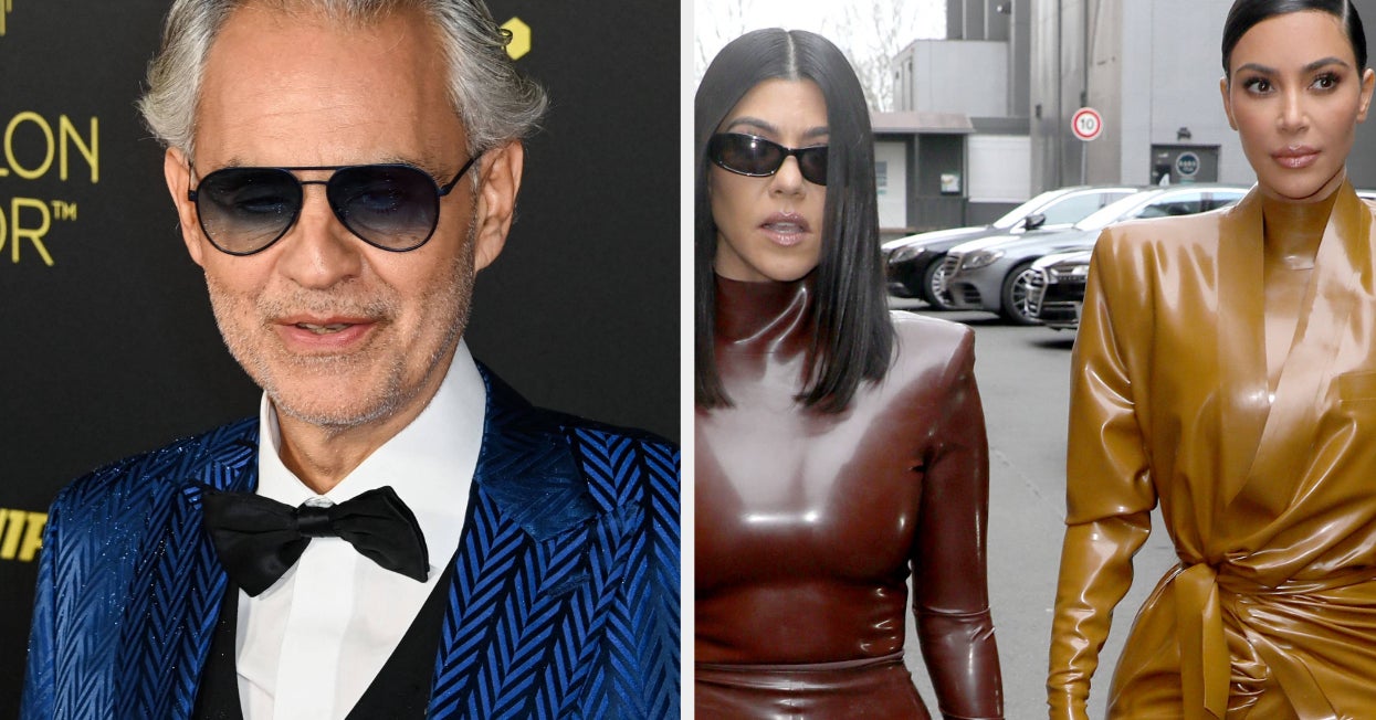 Andrea Bocelli kommentiert Kim und Kourtney Kardashian