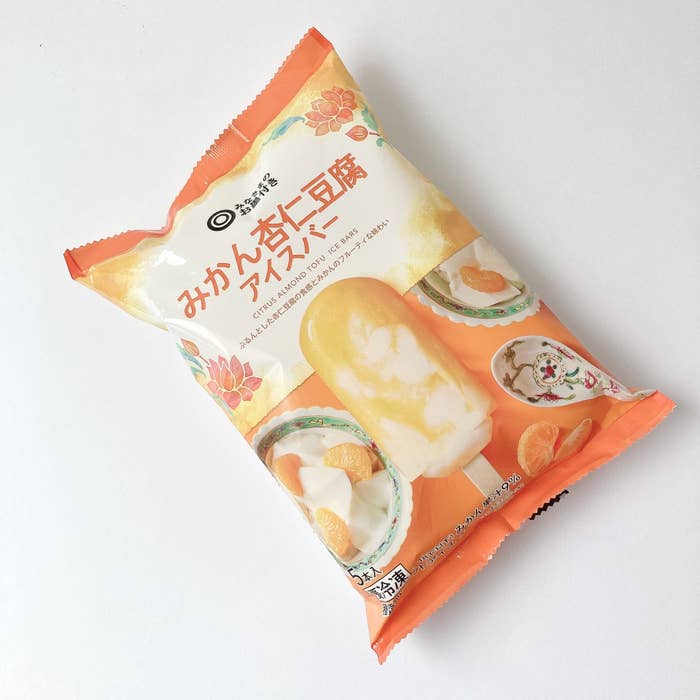 SEIYU(西友)のオススメのアイス「みかん杏仁豆腐 アイスバー 5本入」