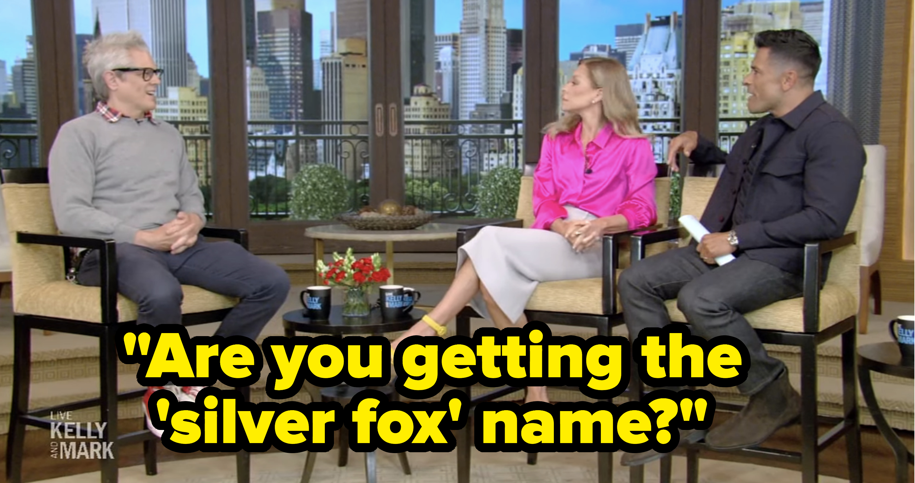 &quot;Are you getting the &#x27;silver fox&#x27; name?&quot;