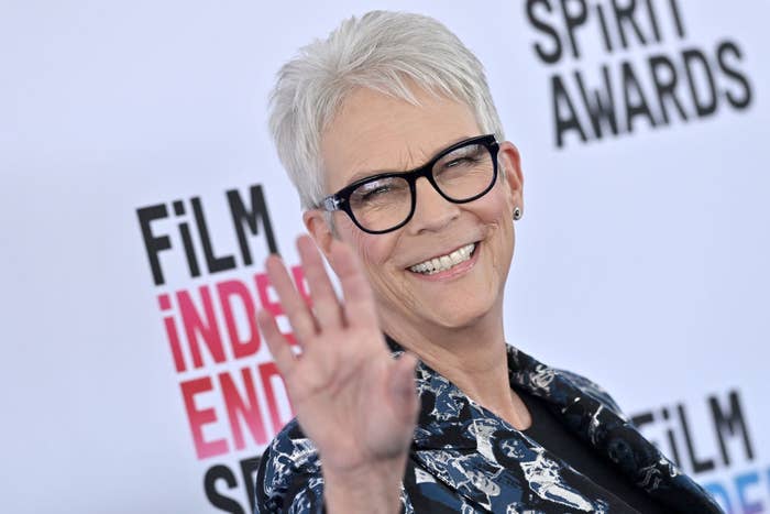 Closeup of Jamie Lee Curtis