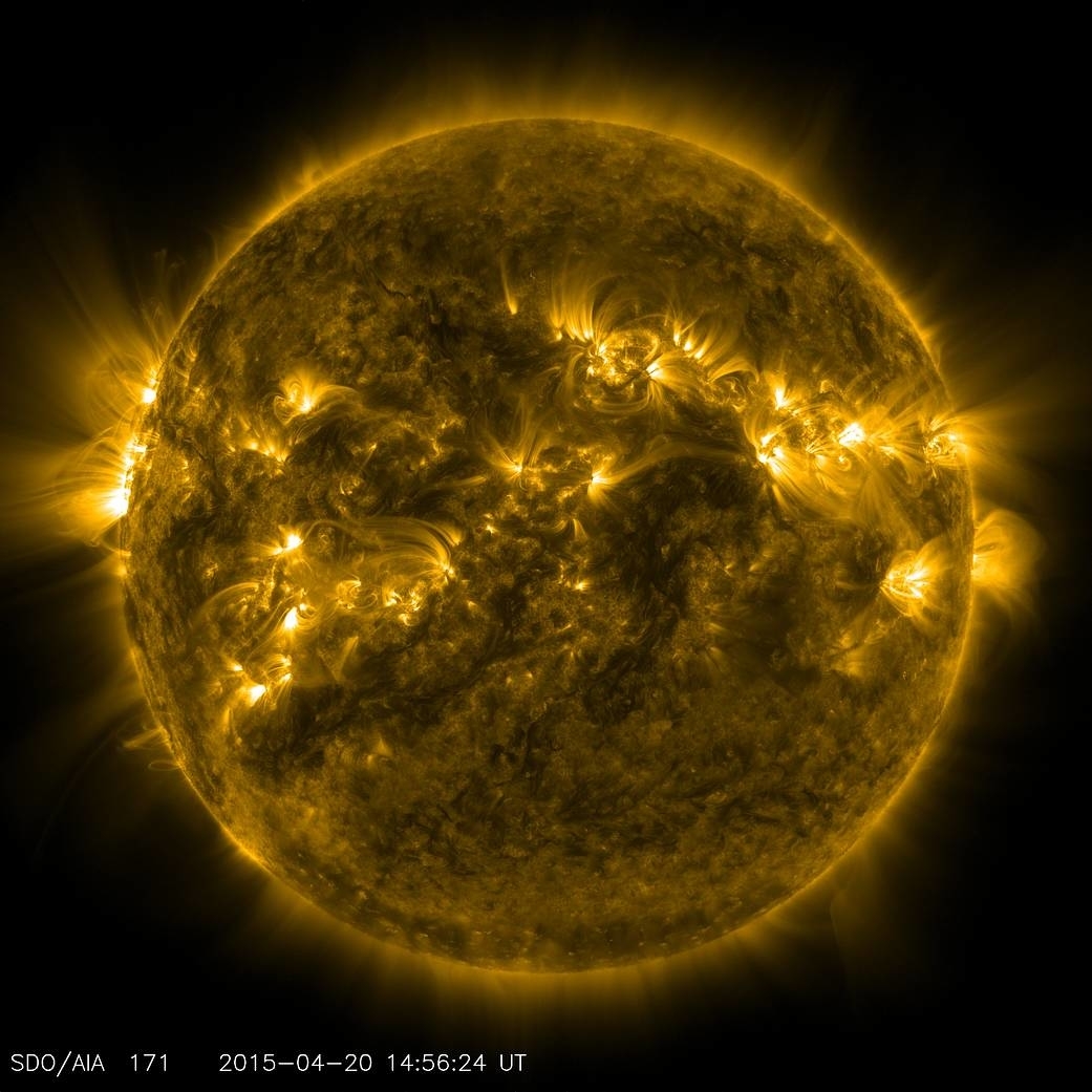 太陽のクローズアップ画像