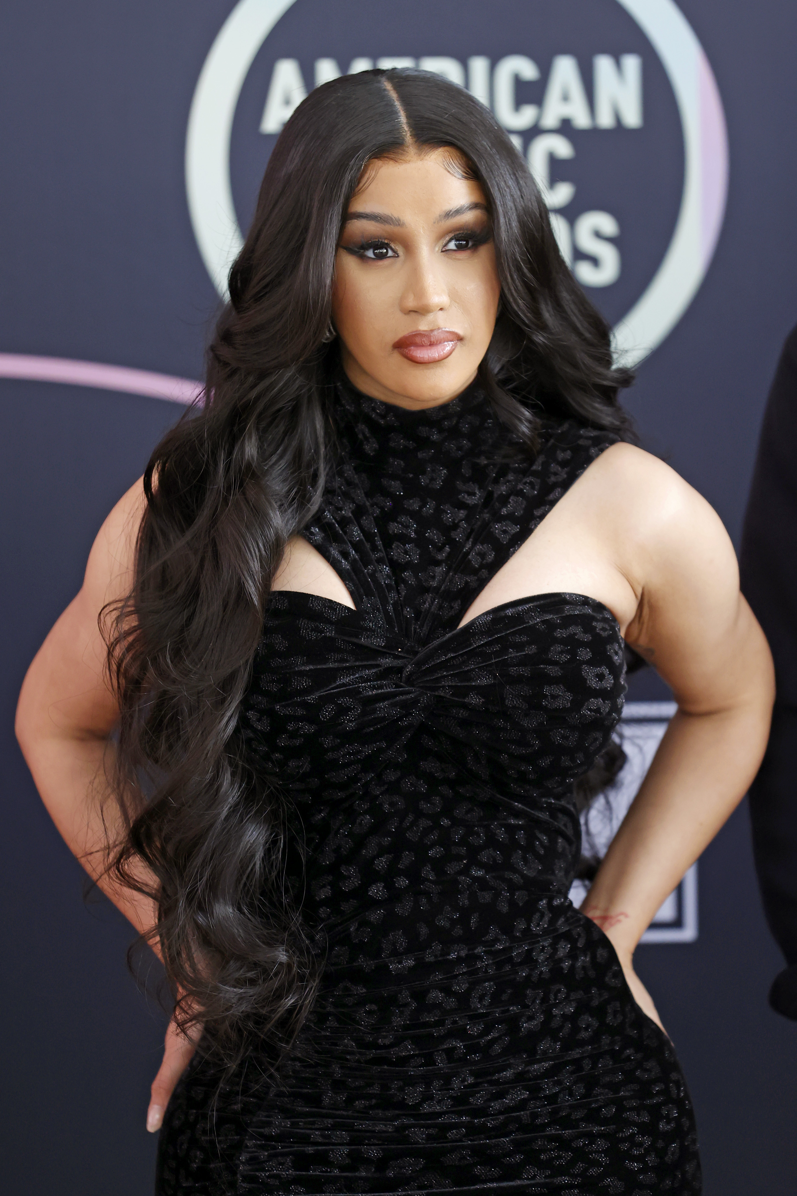 Closeup of Cardi B