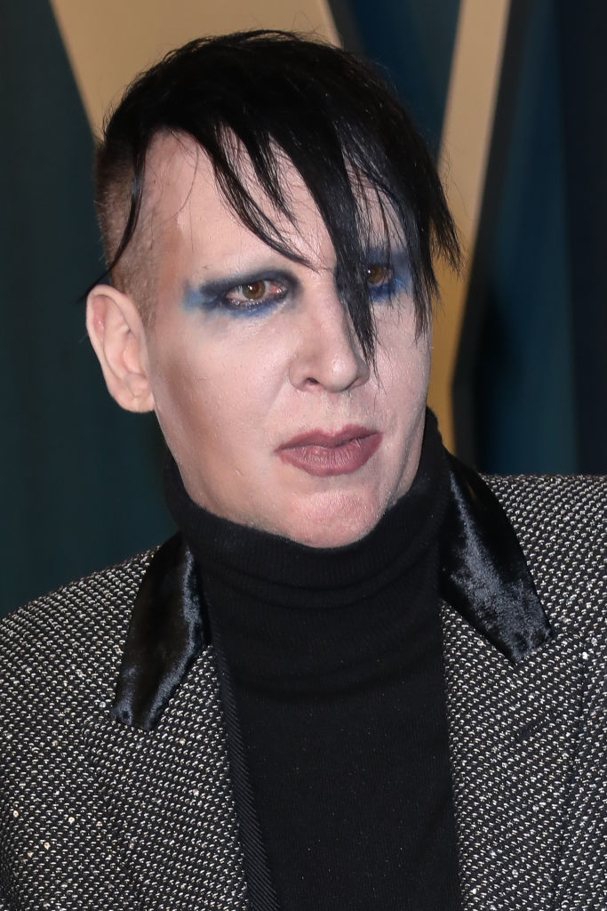 Closeup of Marilyn Manson