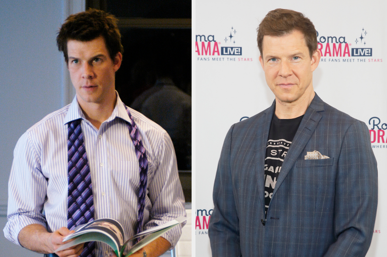 Side-by-side of Eric Mabius in &quot;Ugly Betty&quot; vs. now