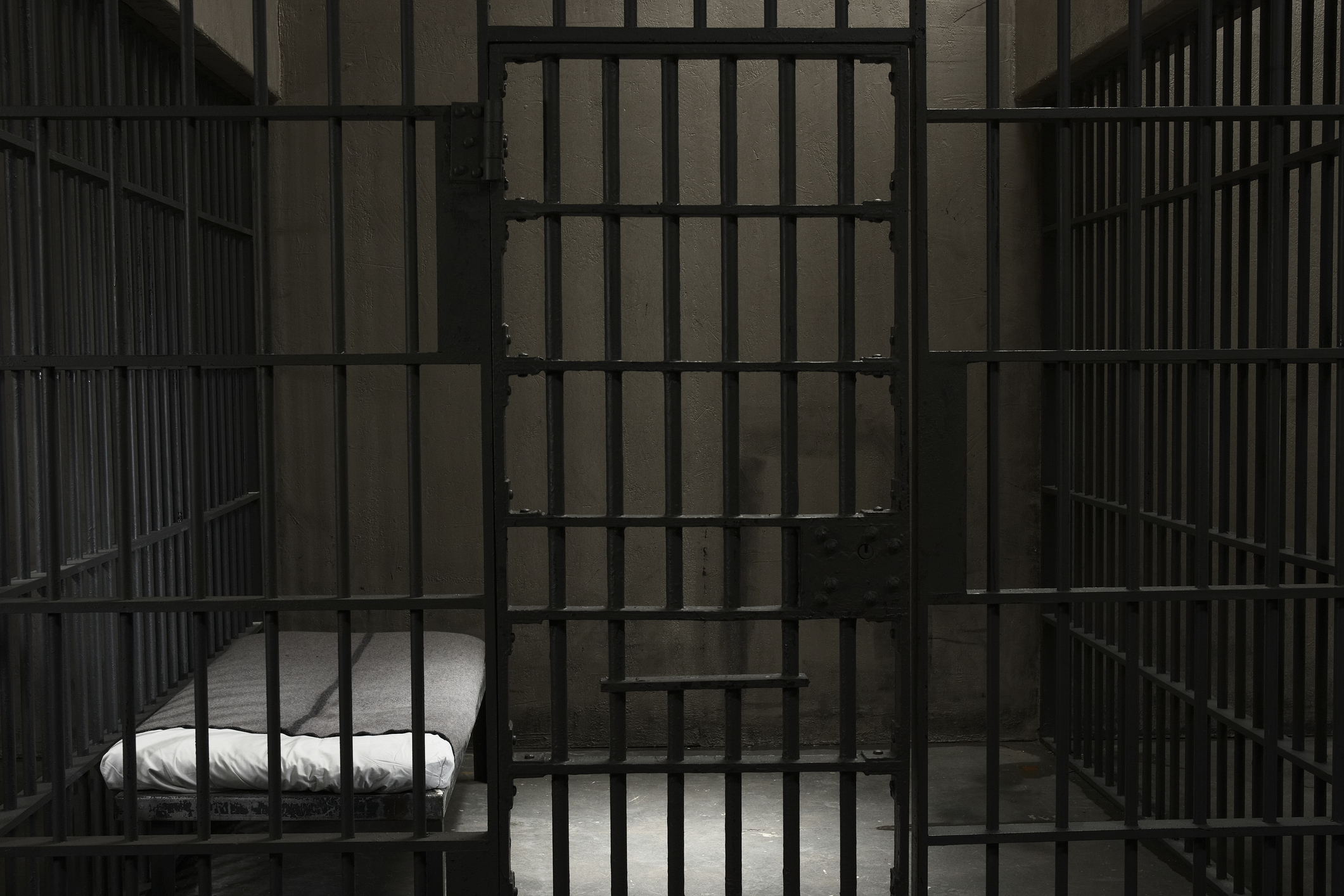 An empty jail cell