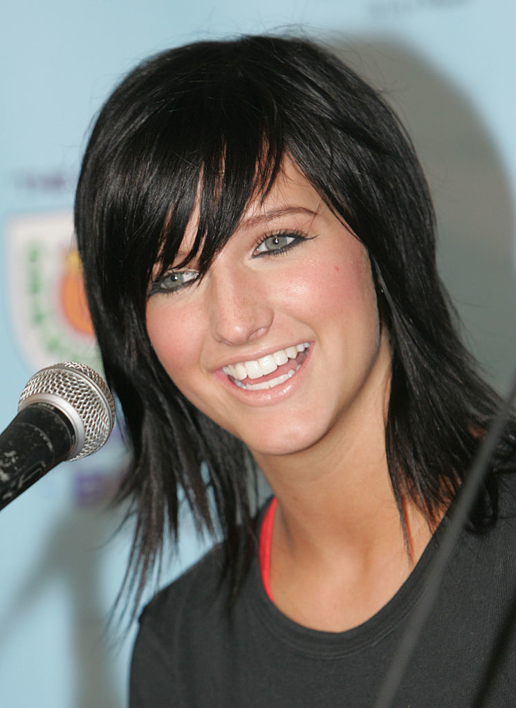 Closeup of Ashlee Simpson
