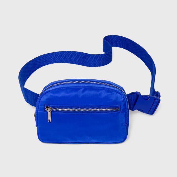 gateway belt bag in abstract blue