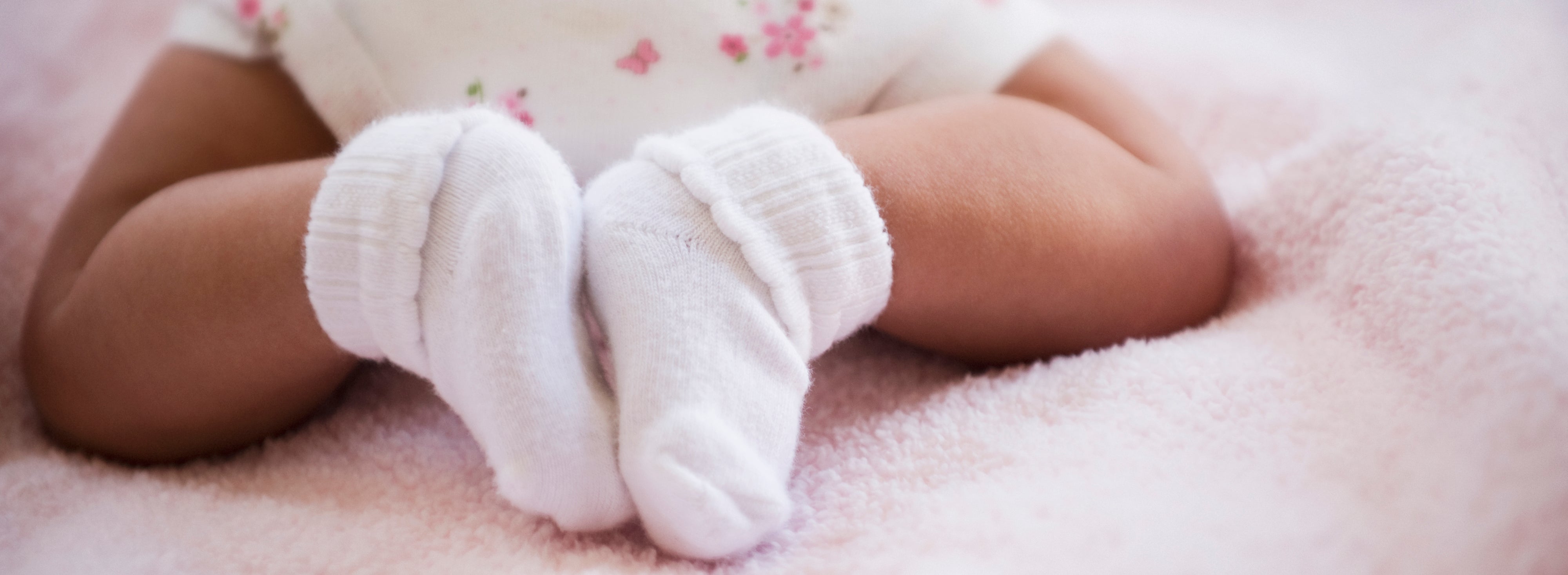 baby wearing socks