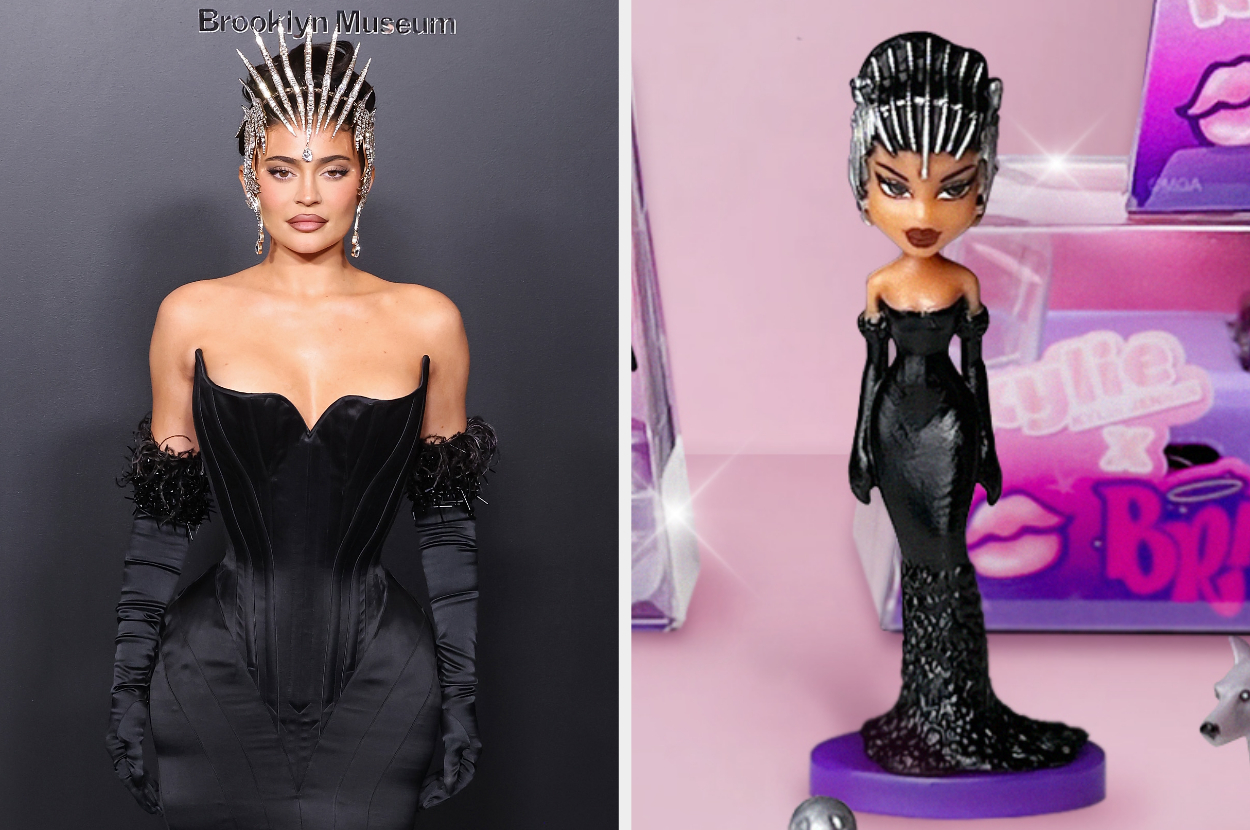 Side-by-side of Kylie and Bratz Kylie