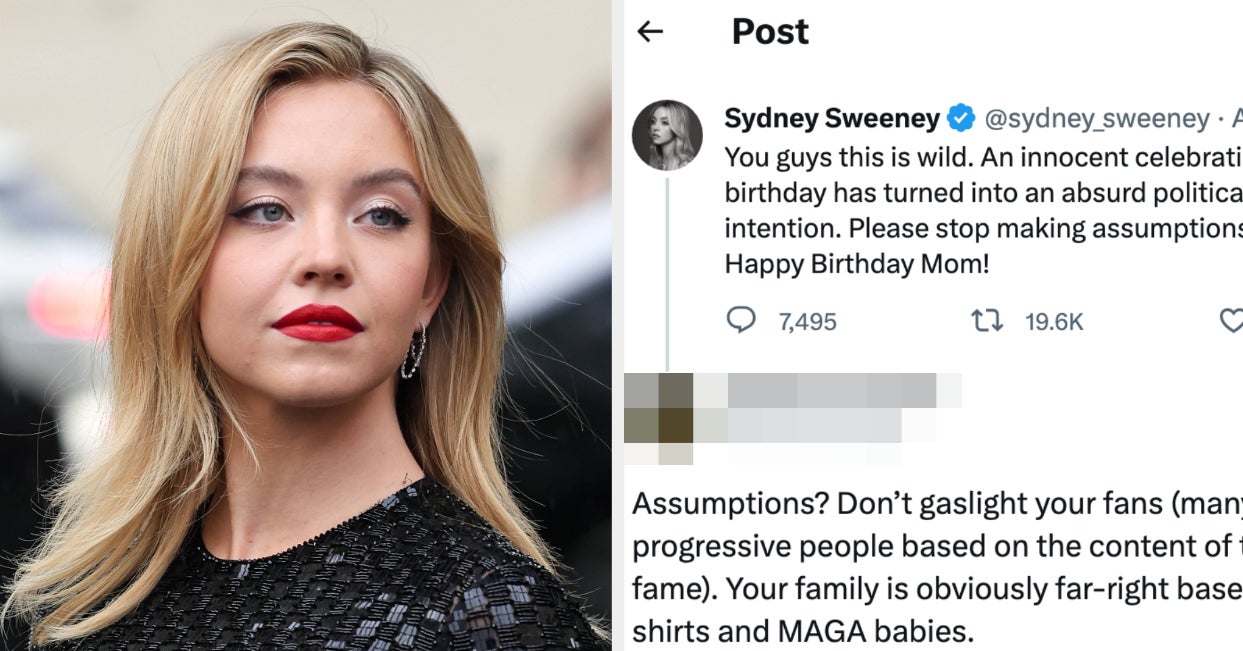 Sydney Sweeney Explains MAGA Controversy At Mom’s Birthday Sydney Sweeney Explains MAGA Controversy At Mom’s Birthday
