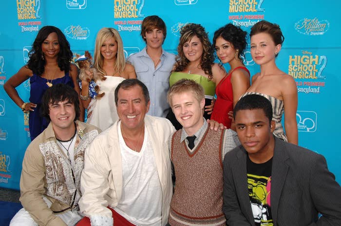 Cast members of High School Musical at a media event