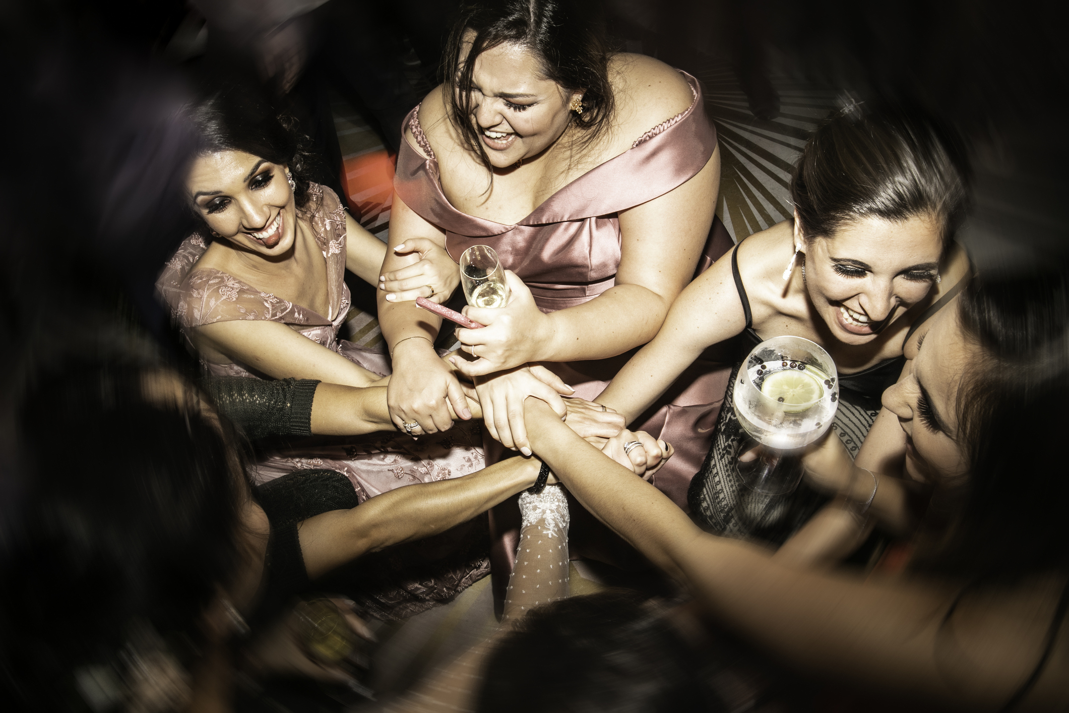 Drunk bridesmaids