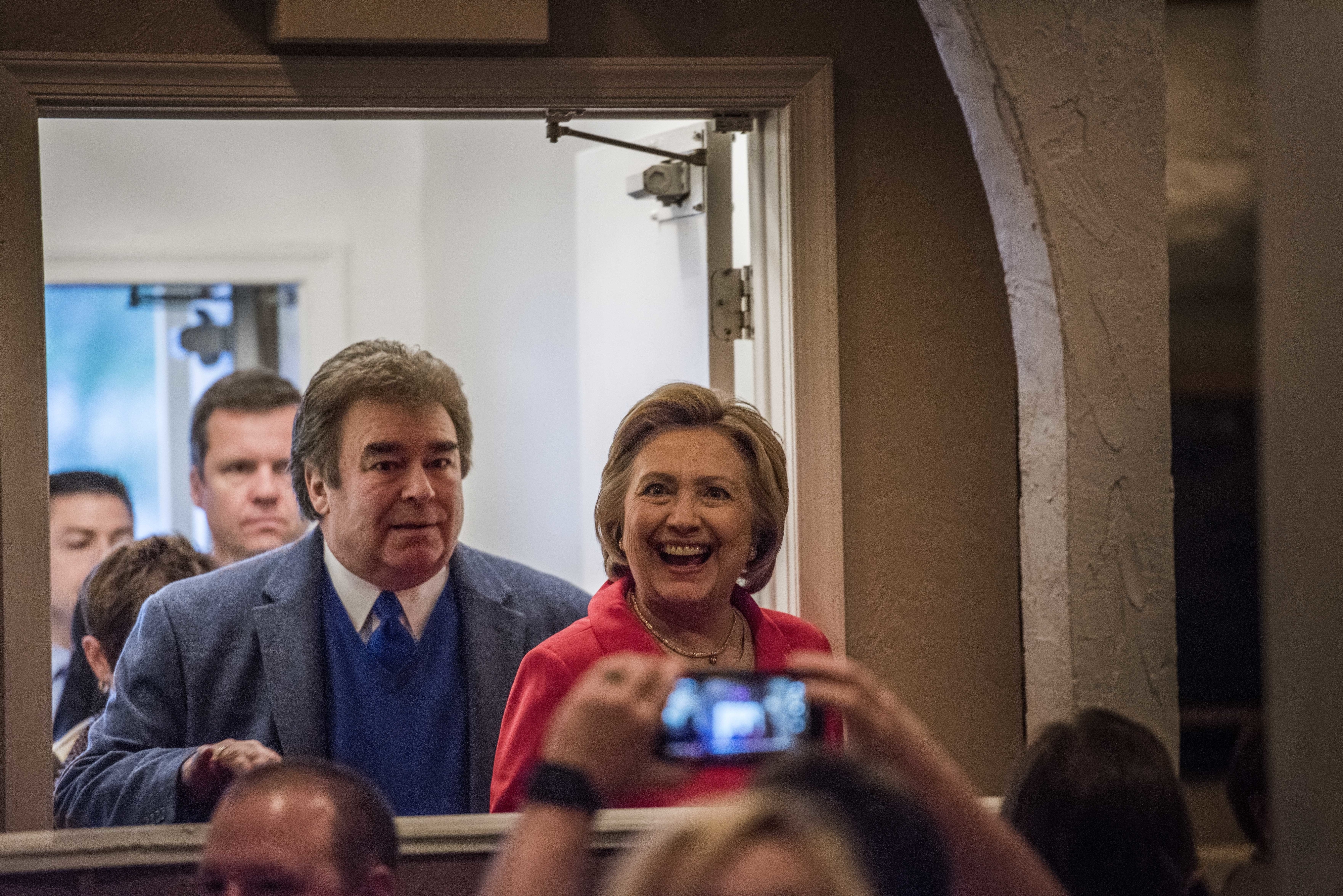 Tony Rodham and Hillary Clinton