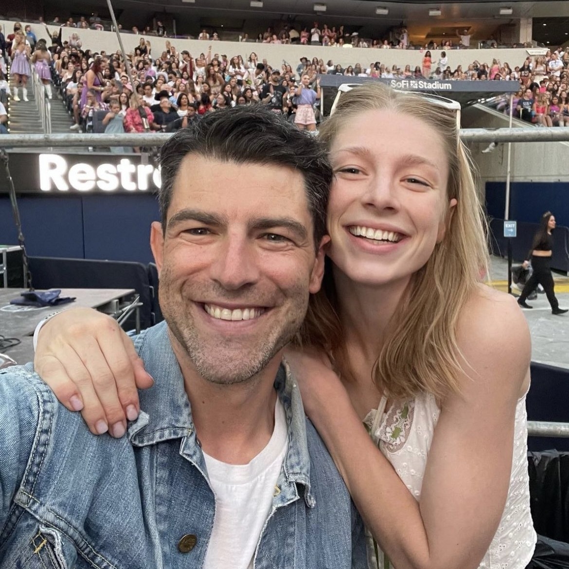 Max Greenfield and Hunter Schafer