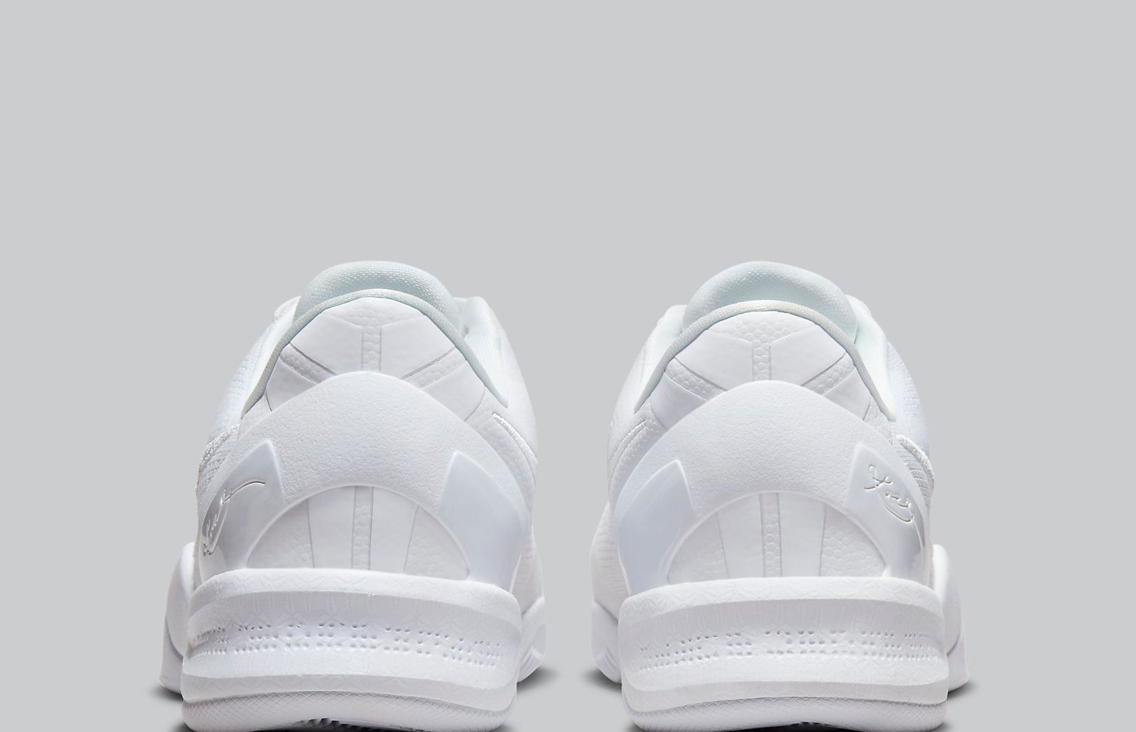 Nike Kobe 8 VIII Halo Triple White Release Date FJ9364-100 Heel
