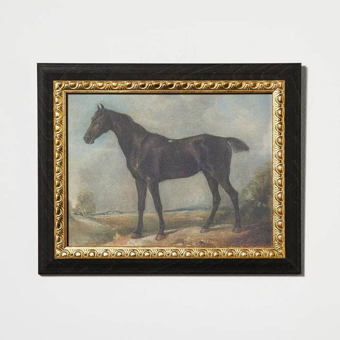 the horse canvas art