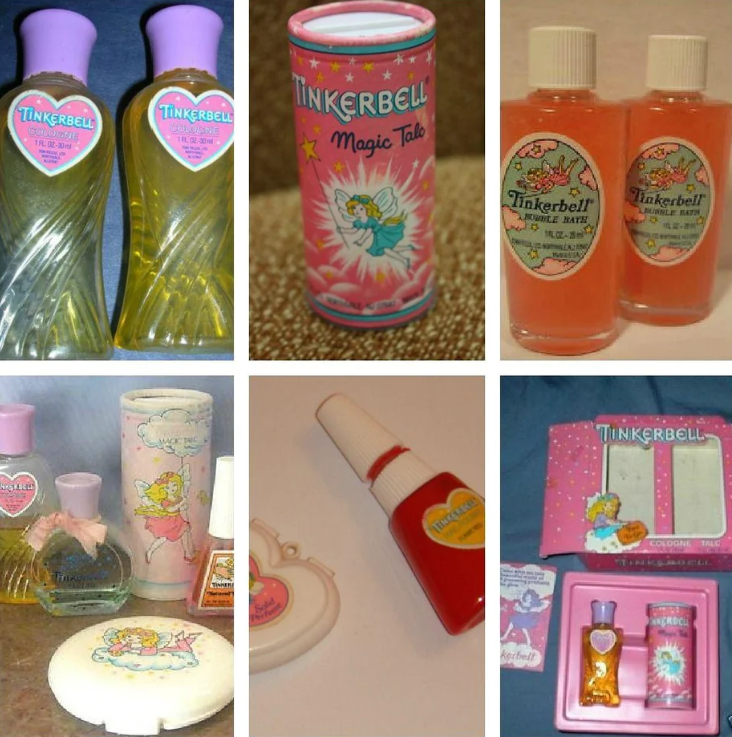 various tinkerbell cosmetic products