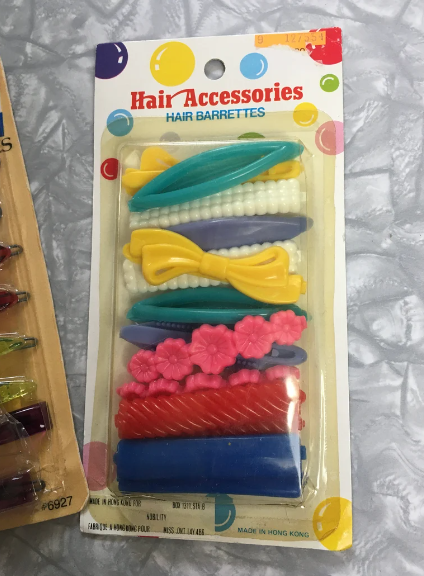 package of barrettes