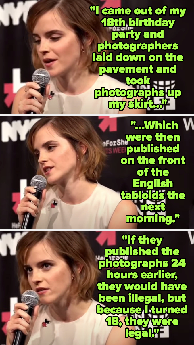 Emma Watson in an interview