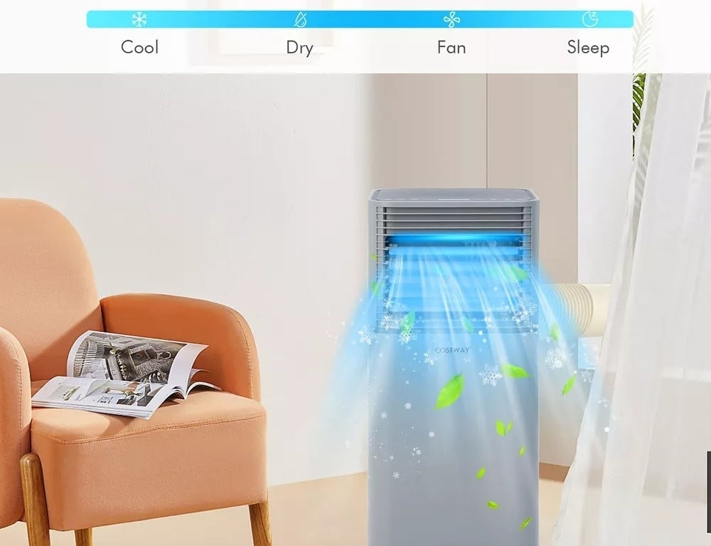 the air conditioner in a room