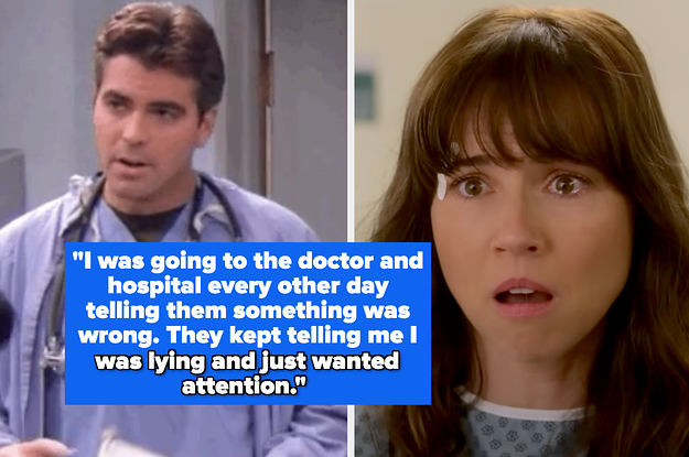 george clooney as a doctor in friends and linda cardellini in dead to me