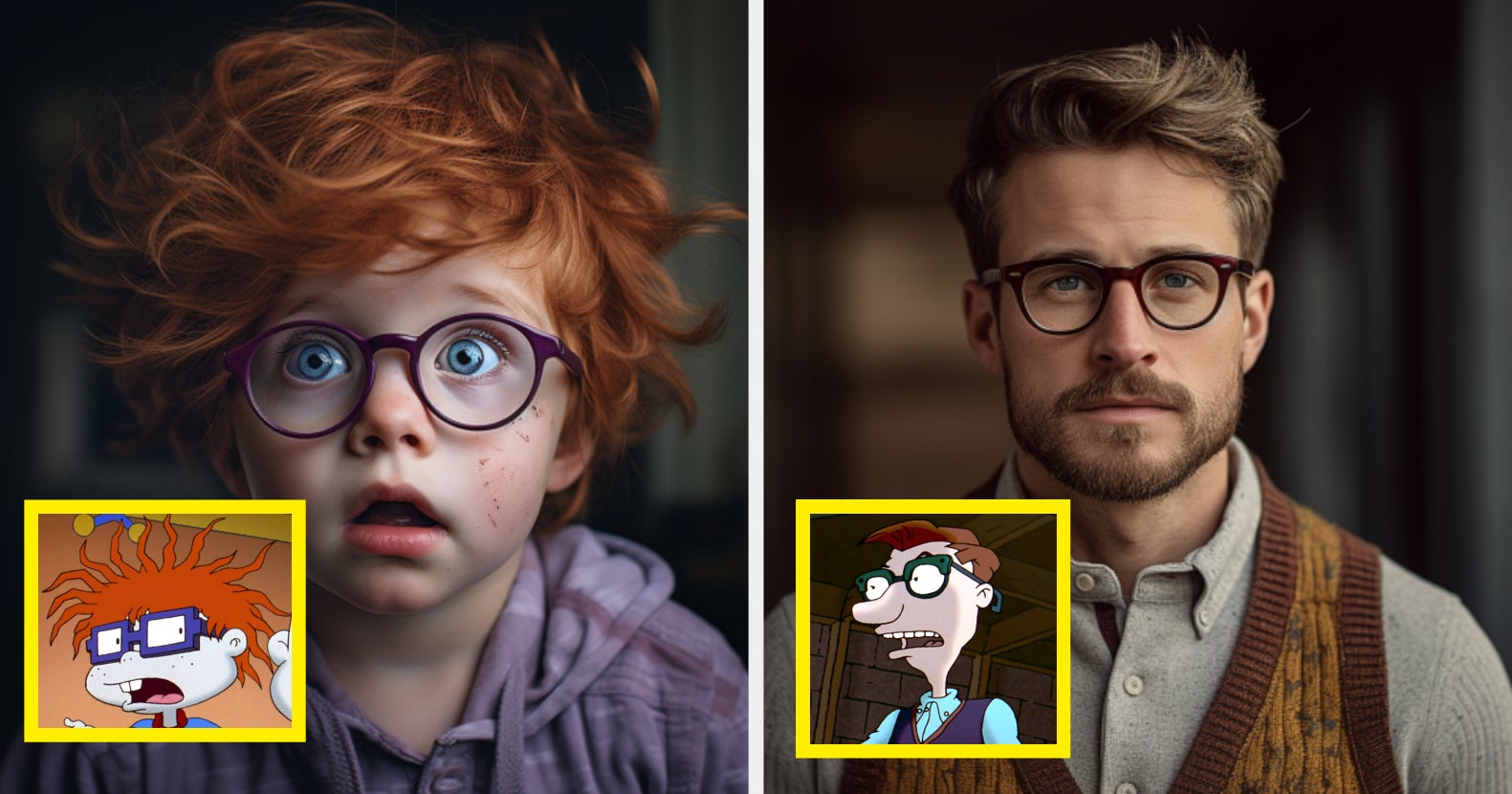 I Asked Ai What Rugrats Characters Would Look Like In Real Life Based On Their Actual Ages
