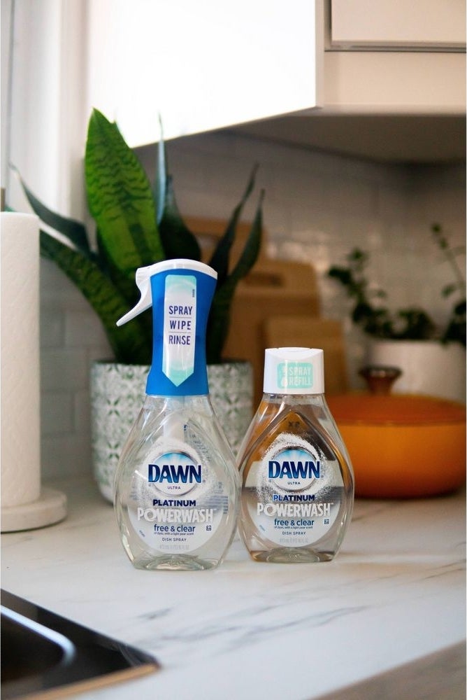 EMPTY Dawn Ultra Platinum Powerwash Dish Spray Bottle - Ready To Be  Refilled