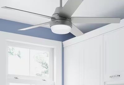 The indoor smart ceiling fan.