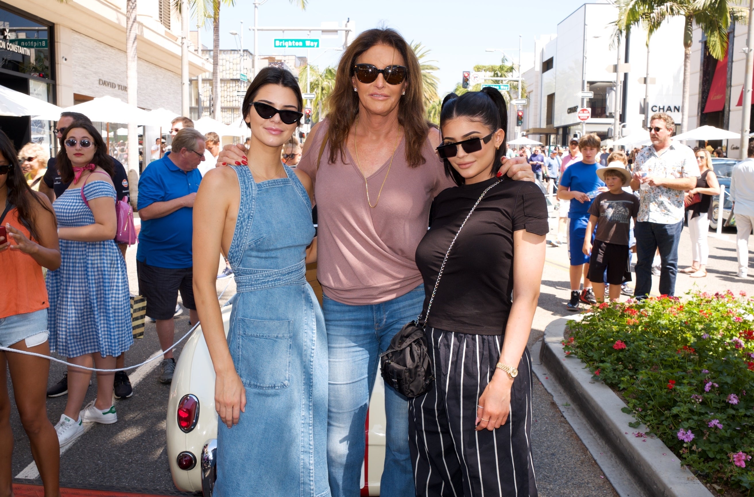 Caitlyn with Kendall and Kylie