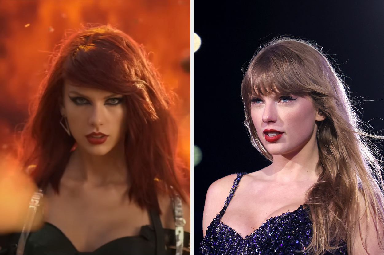 Side-by-side of Taylor then vs. now