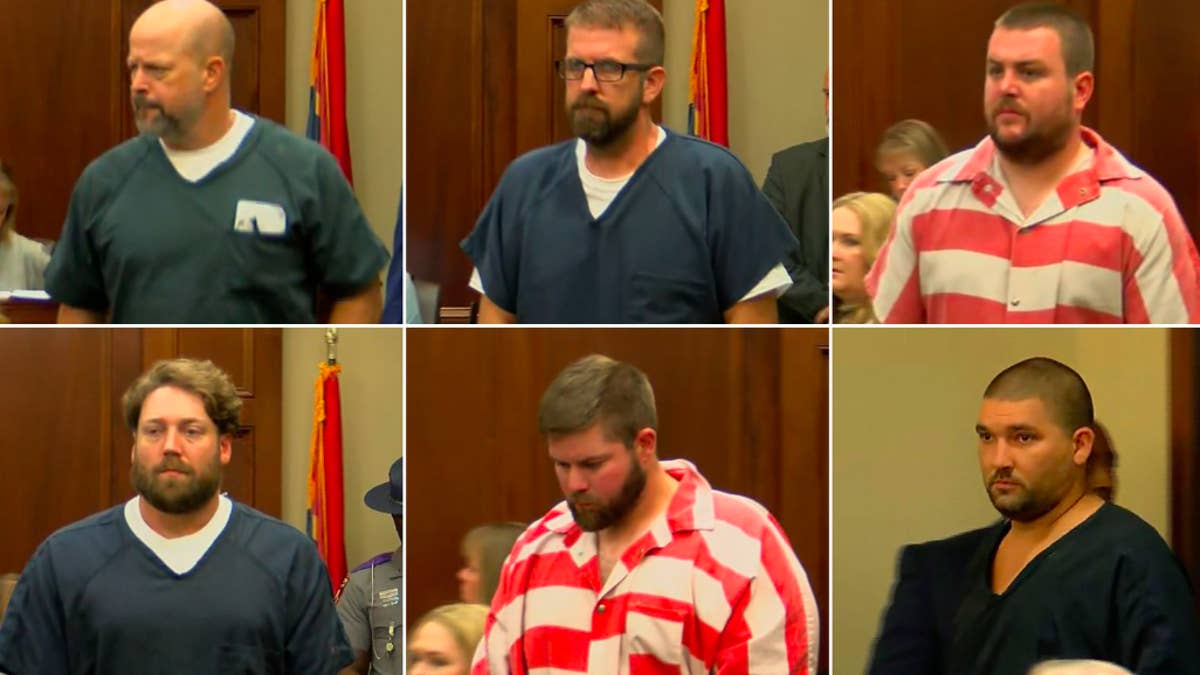 The six now-former officers pleaded guilty to state charges in the case in Mississippi on Monday. The ex-cops previously admitted guilt at the federal level.