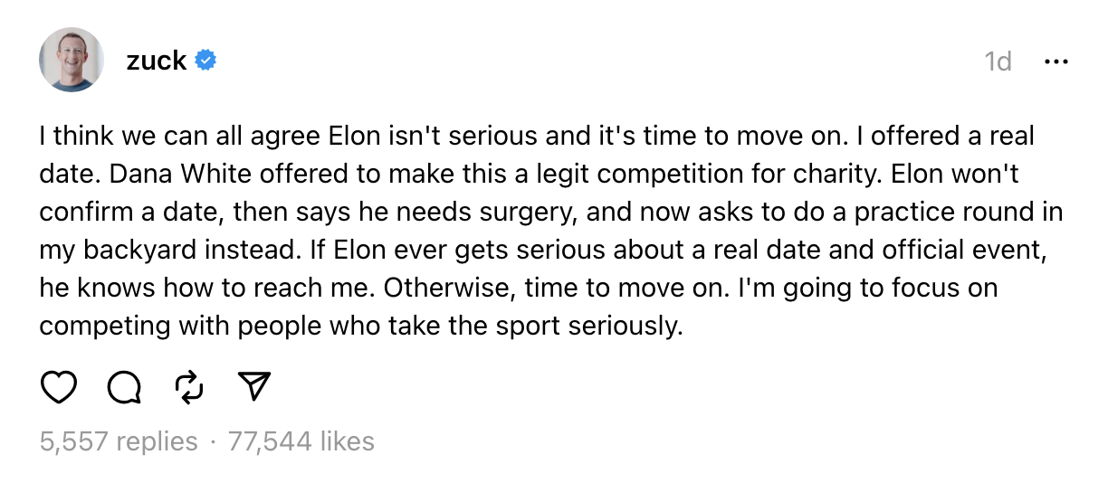 &quot;I think we can all agree Elon isn&#x27;t serious and it&#x27;s time to move on.&quot;