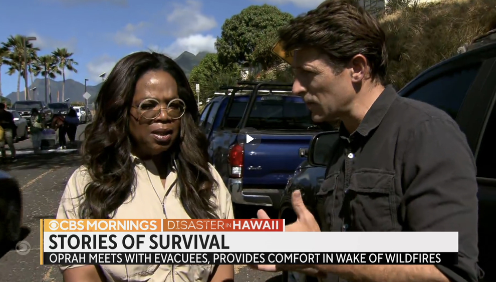 Oprah Criticism After Maui Fires