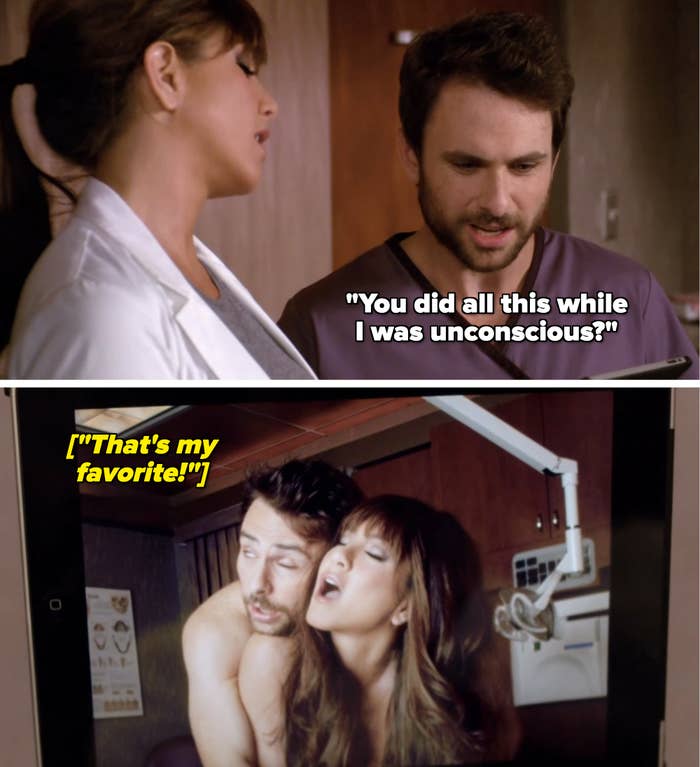 Jennifer Aniston and Charlie Day in &quot;Horrible Bosses&quot;
