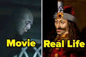 Dracula in Last Voyage of the Demeter, and a painting of Vlad the Impaler