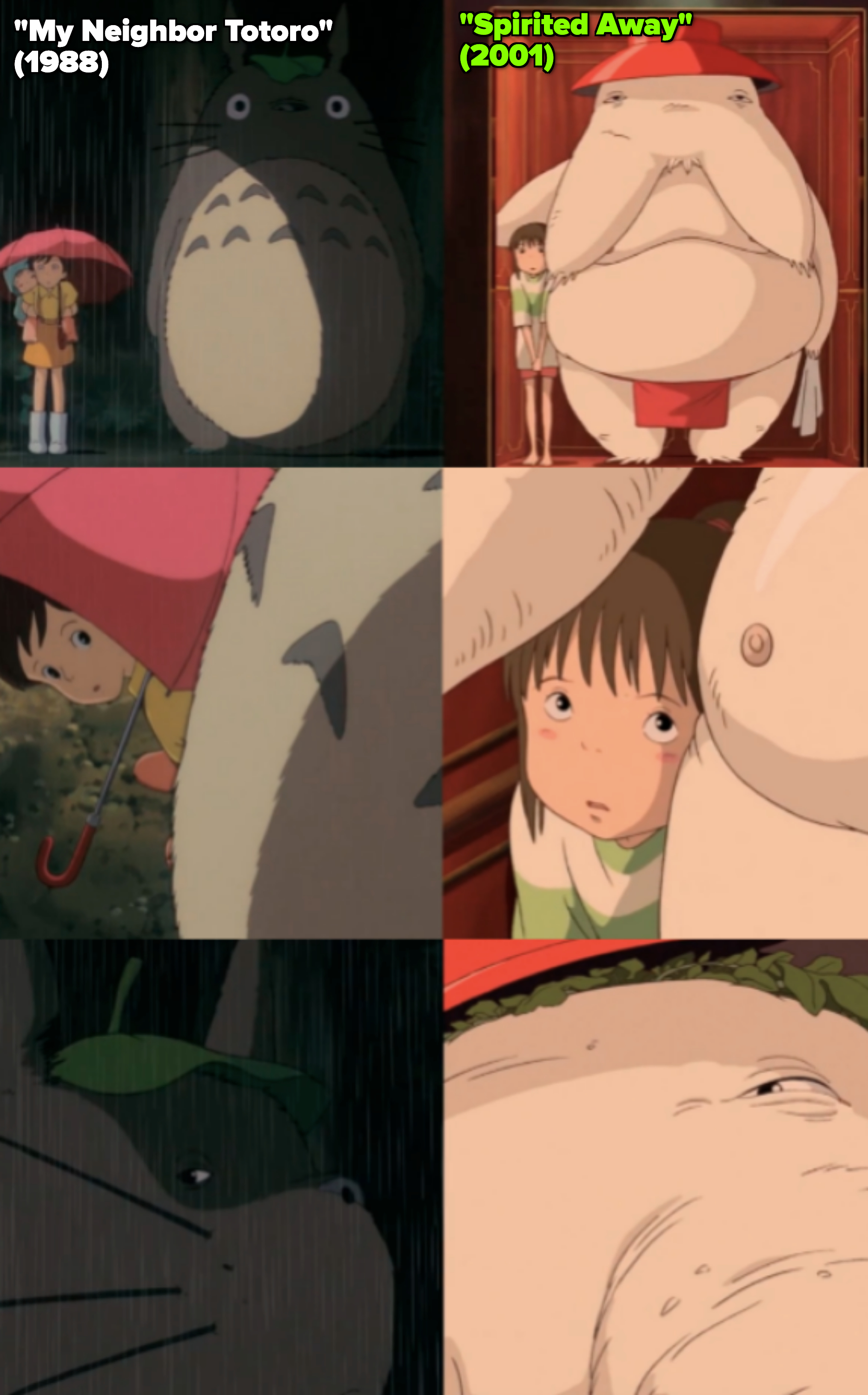 Satsuki from &quot;My Neighbor Totoro;&quot; Chihiro from &quot;Spirited Away&quot;