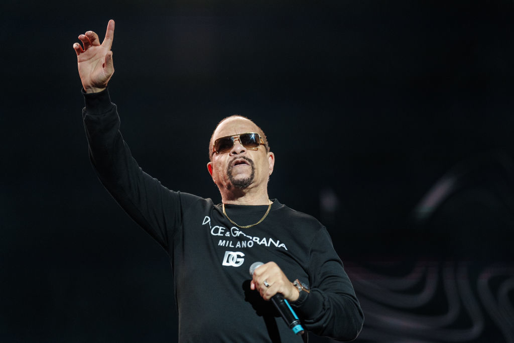 closeup of him on stage