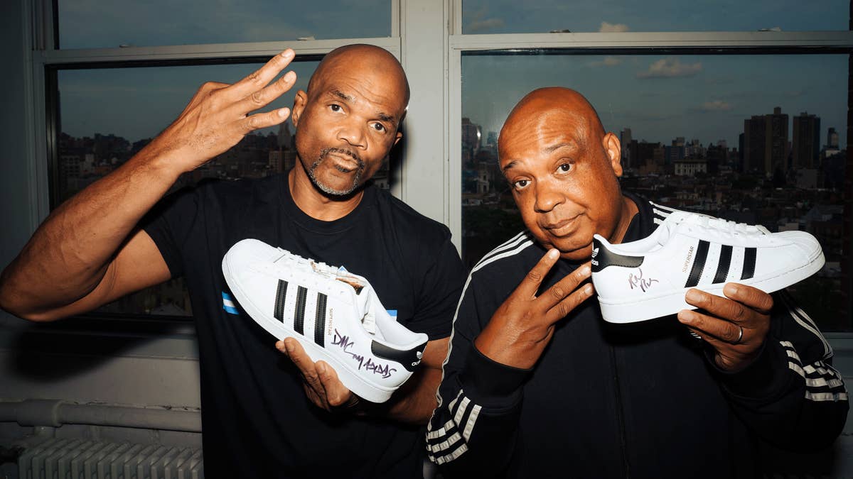 The rappers from the legendary Queens group—along with Adidas’ North America president and the Superstar’s originator—reflect on their relationship with Adidas.