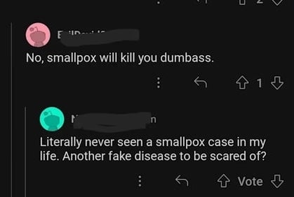 &quot;Literally never seen a smallpox case in my life.&quot;