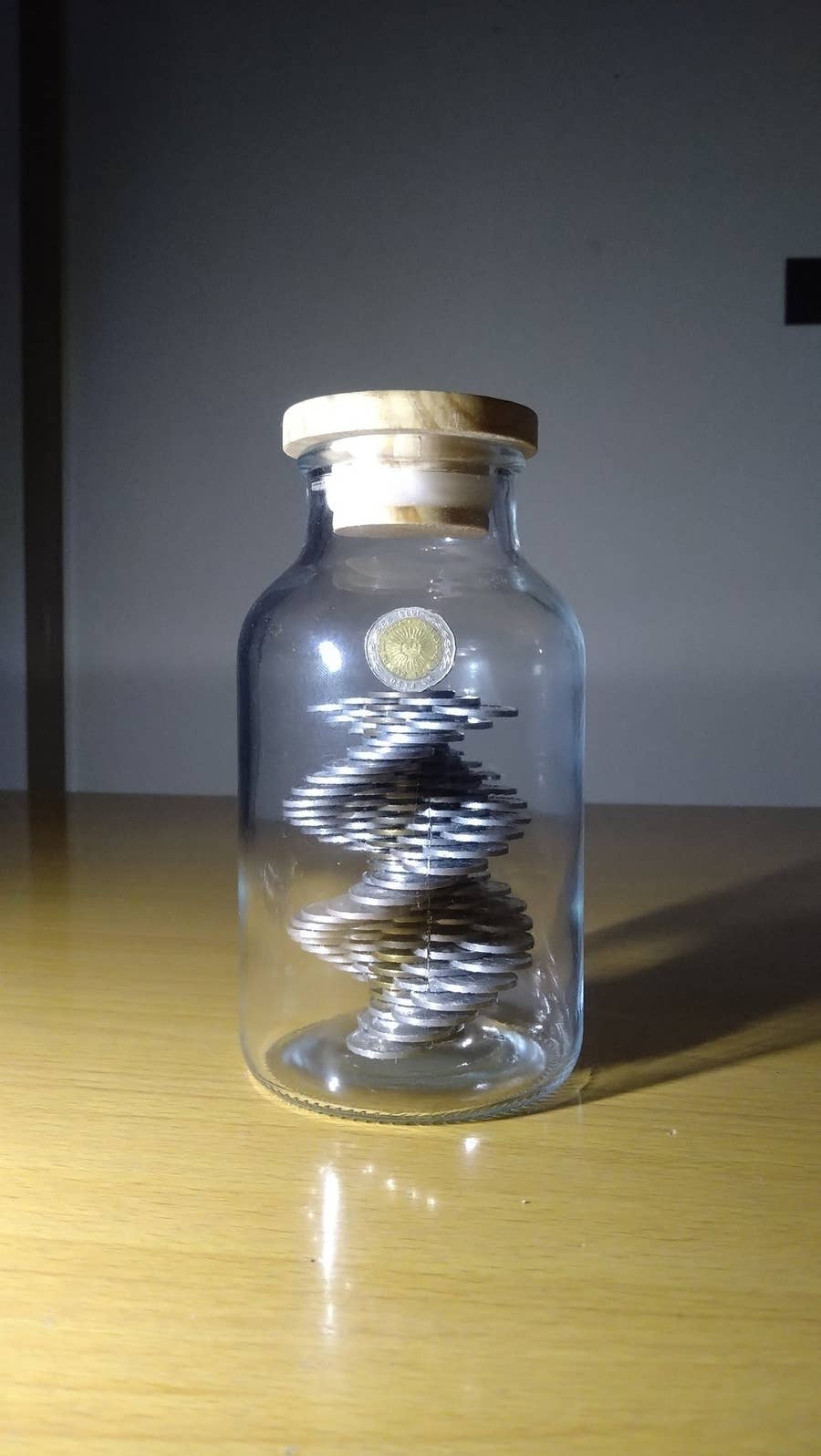 どうなってるの!?」何度見てもわからない！瓶の中のコインタワー→作り方がこちら！