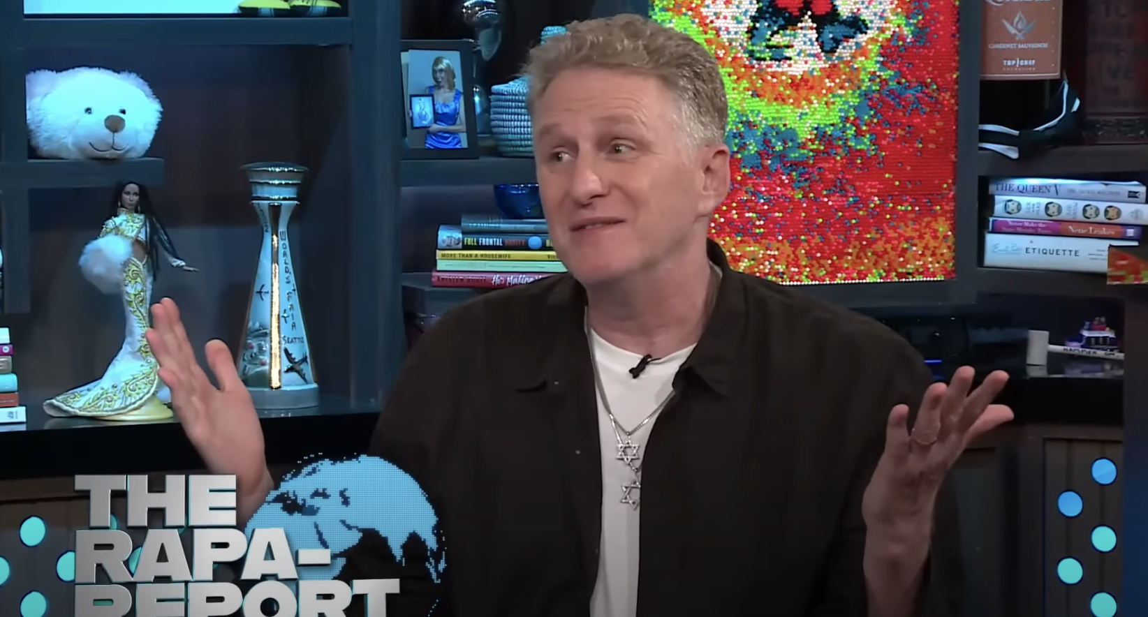 Closeup of Michael Rapaport