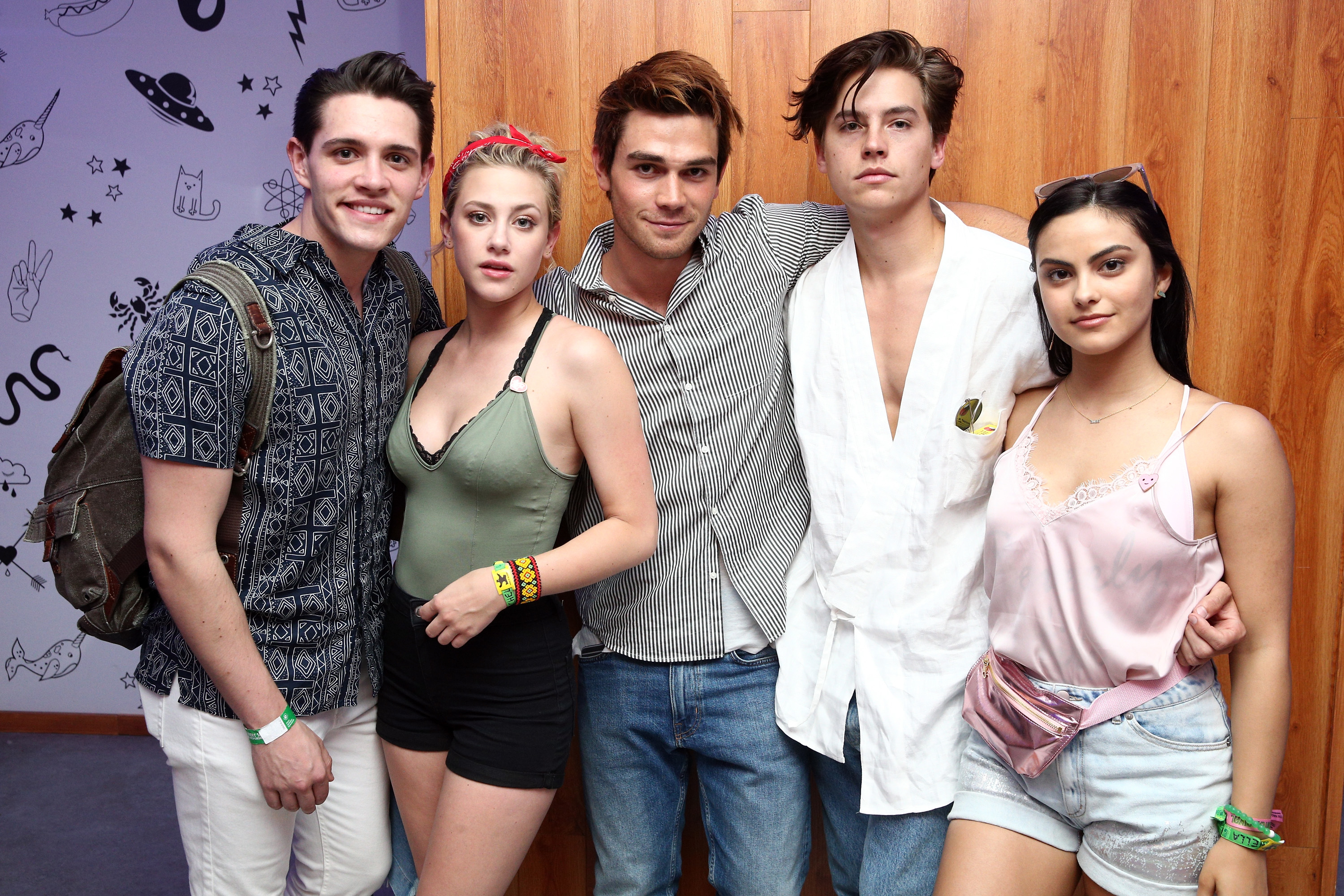 The cast of "Riverdale"