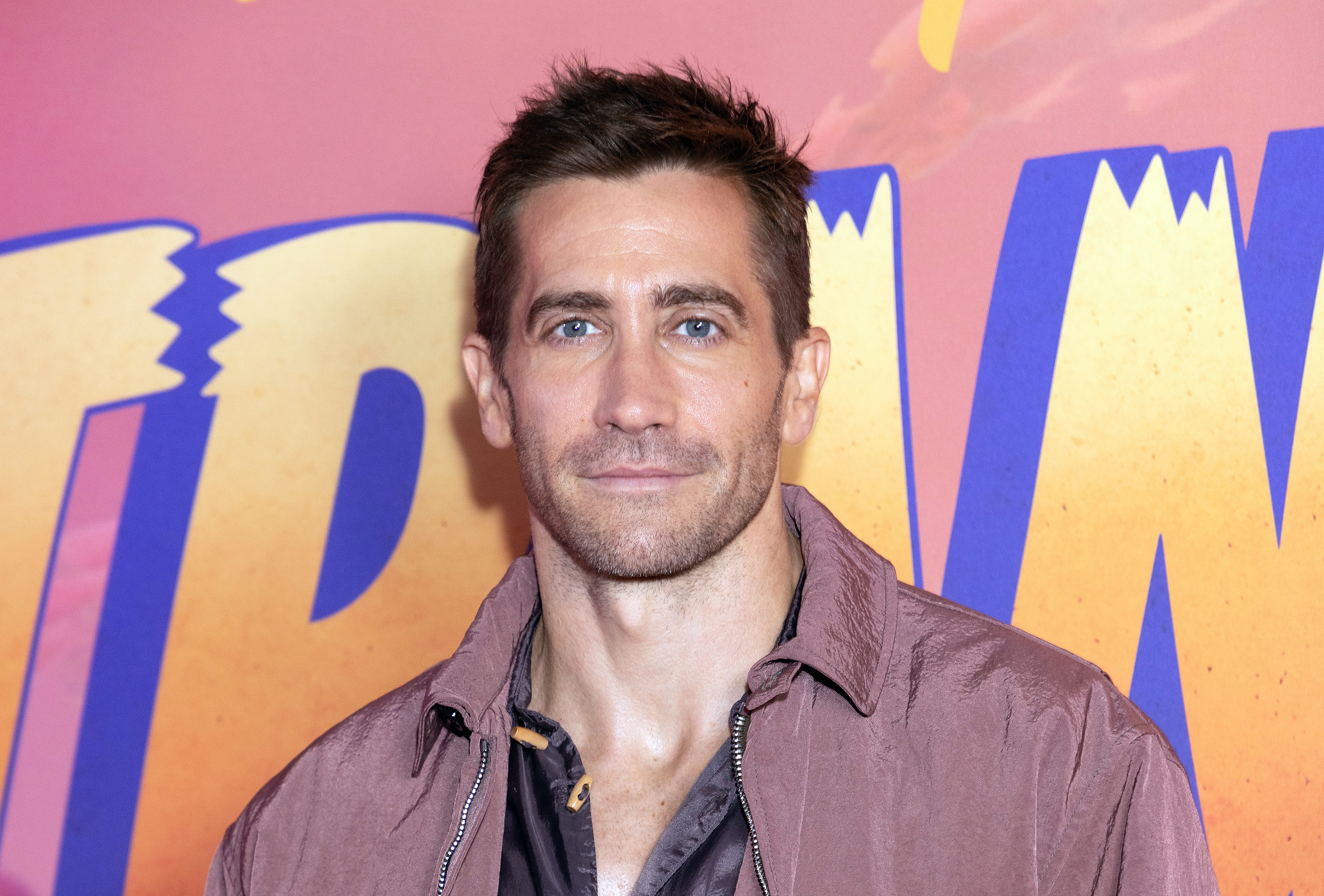 Close-up of Jake at a media event