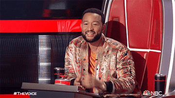 GIF of John Legend on &quot;The Voice&quot;
