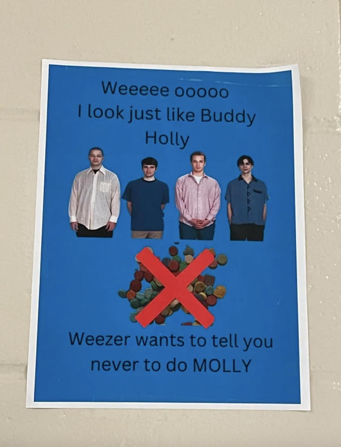 weezer wants to tell you never to do molly