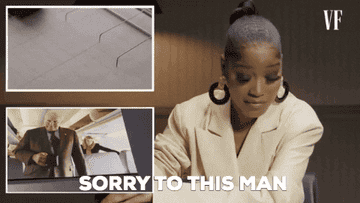 KeKe palmer GIF of her saying &quot;sorry to this man&quot;