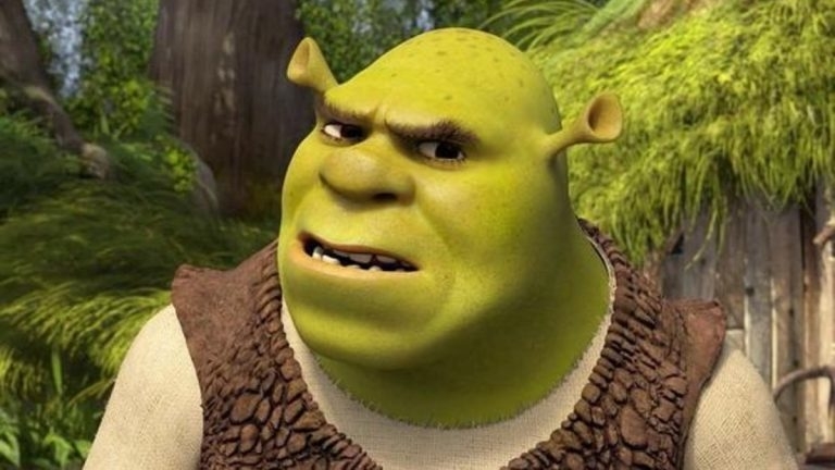 Closeup of Shrek